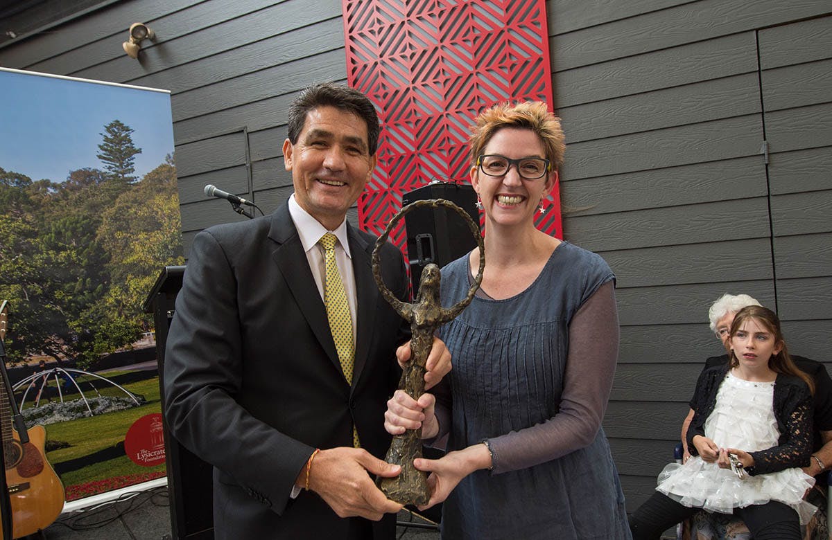 Lysicrates Prize 2017 Geoff Lee, Katie Pollard