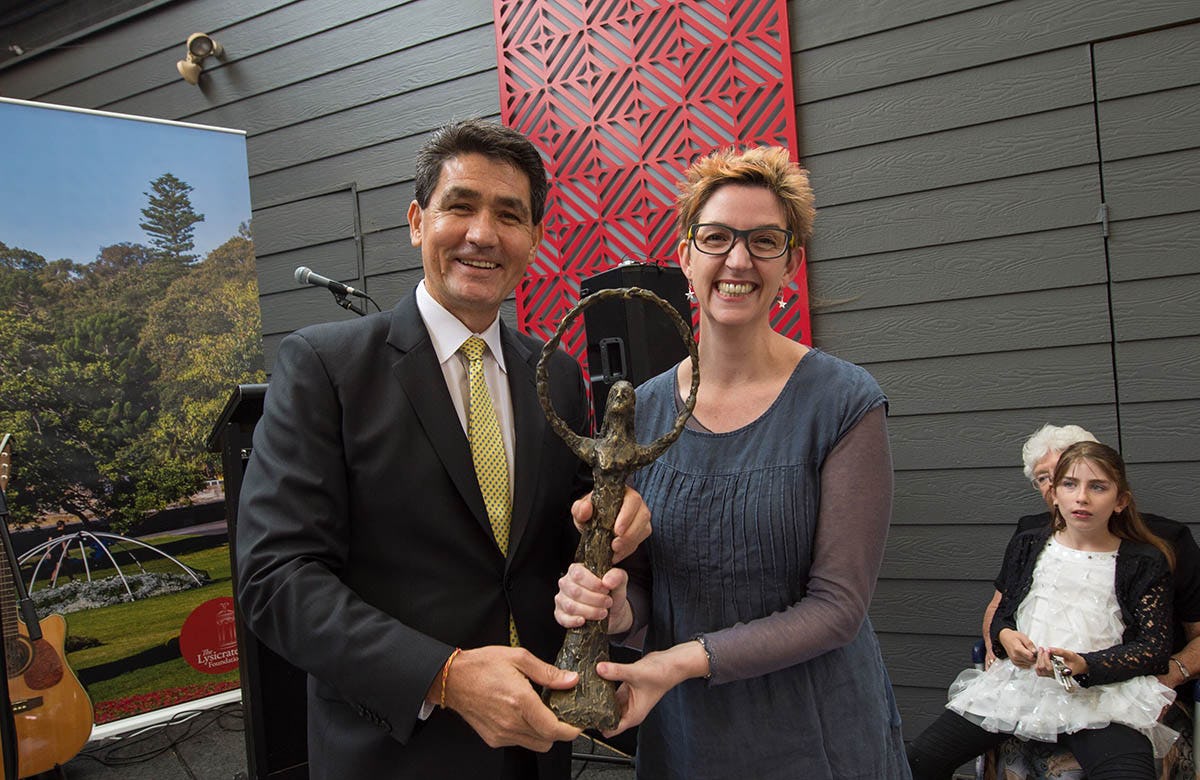 Lysicrates Prize 2017 Geoff Lee, Katie Pollard