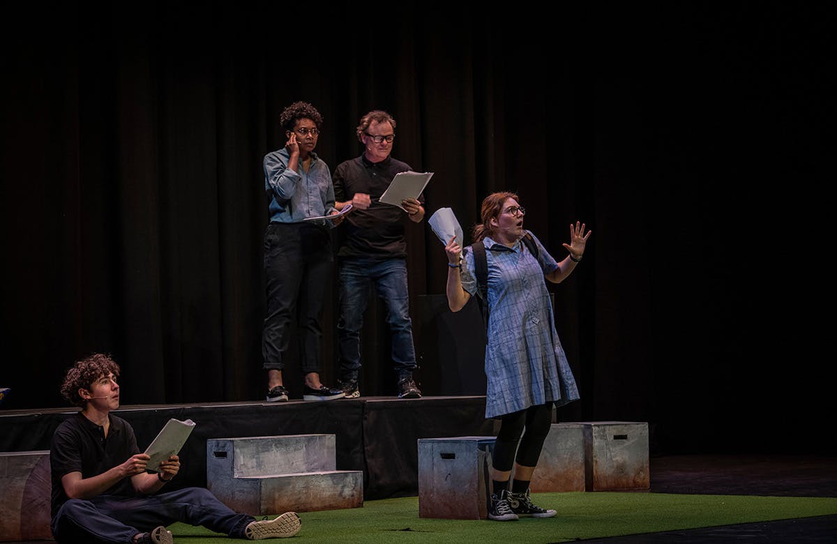 Martin Lysicrates Playwright Prize 2019 Jack Walton, Emele UgaVule, Darren Gilshenan,Alexandra Jensen