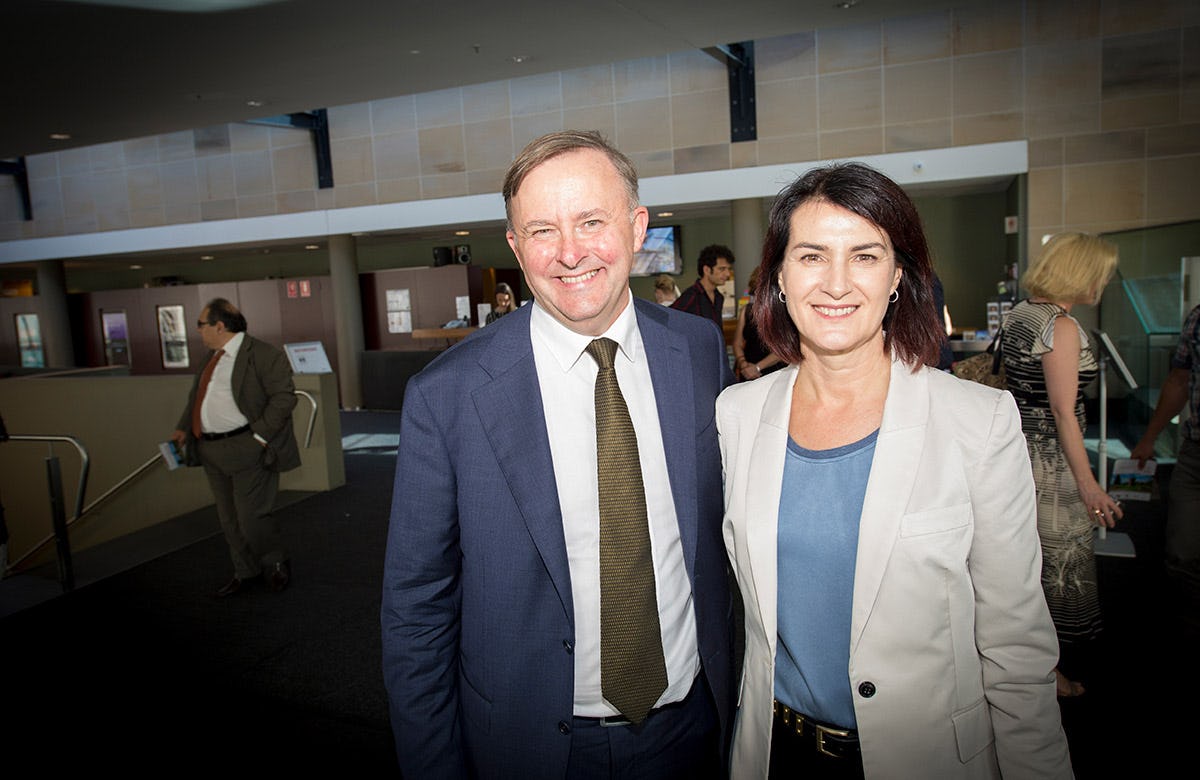 Lysicrates Prize 2016 Anthony Albanese and Carmel Tebbutt