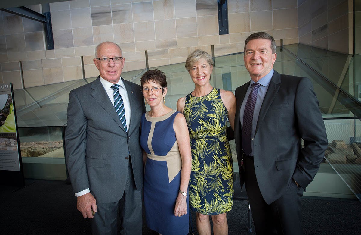 Lysicrates Prize 2016 The Governor of NSW David Hurley and Mrs Hurley and John Azarias
