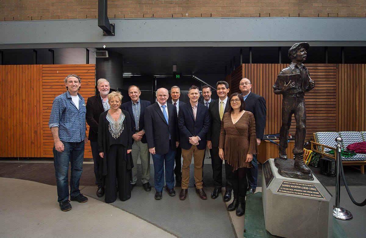 Lysicrates Prize 2017 Paul Thurlo, Bruce Pettman, Linda Pace, Alan Somerville, Andrew Wilson, Jason Clare, Joanne Kee, Walt Secord