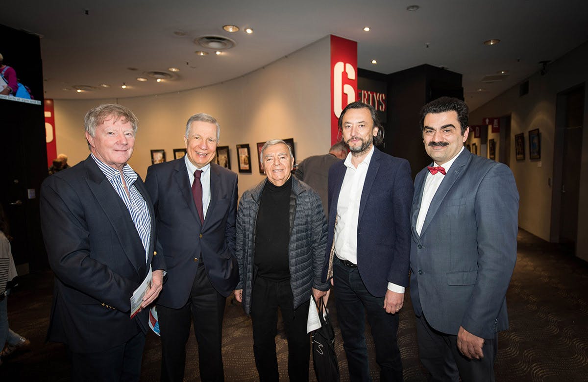 Lysicrates Prize 2017 Alan Manly, John Azarias, Michael Diamond, Dr Stavro Kyrimias