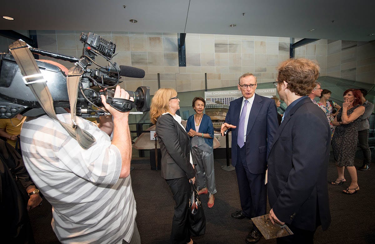 Lysicrates Prize 2016 Hon Bob Carr