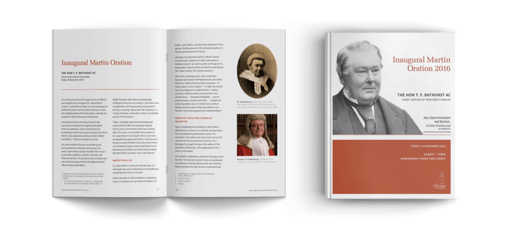 James Martin Oration 2016