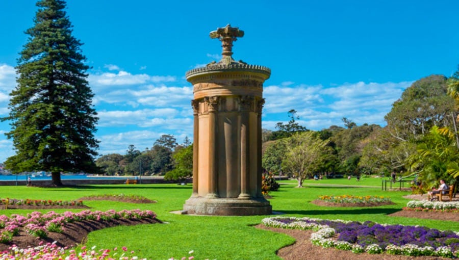 Choregic Monument of Lysicrates, the Royal Botanic Gardens in Sydney