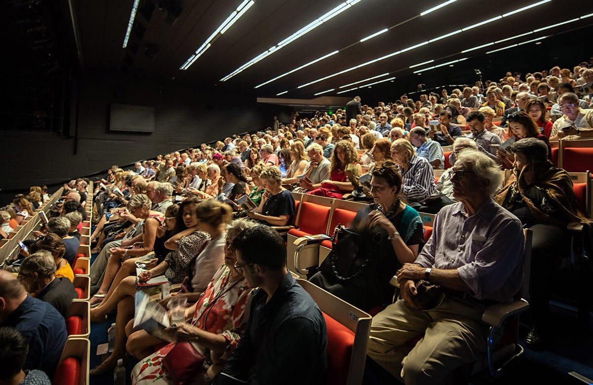 Lysicrates Playwright Prize 2019 Excited Audience