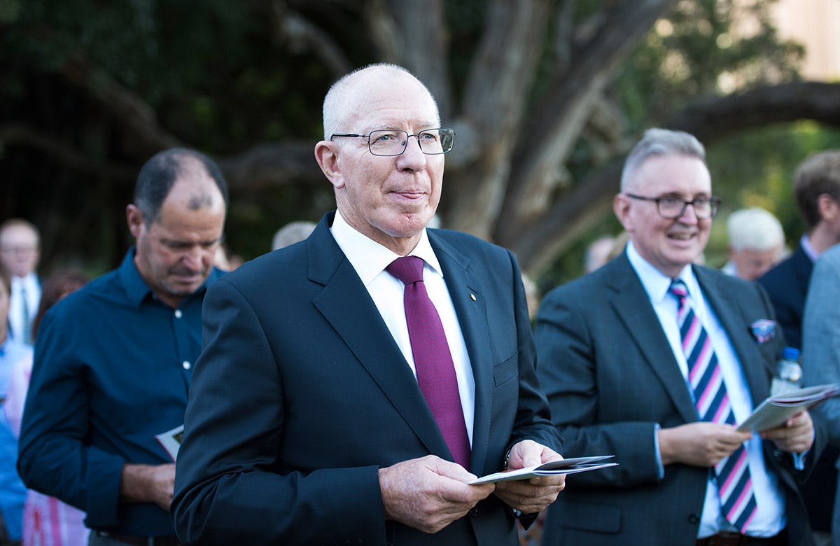 Lysicrates Prize 2018 Governor General David Hurley, Minister Don Harwin
