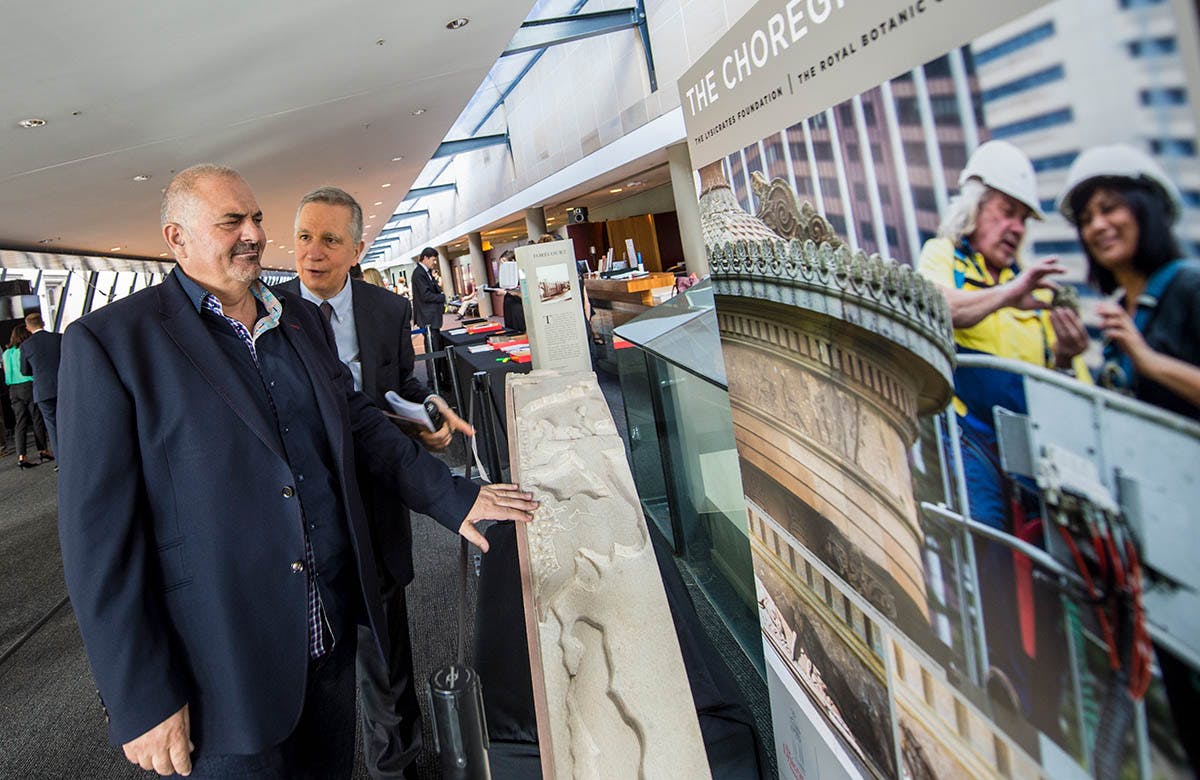 Lysicrates Prize 2016 Greg Gav and Co Founder of Lysicrates Foundation John Azarias