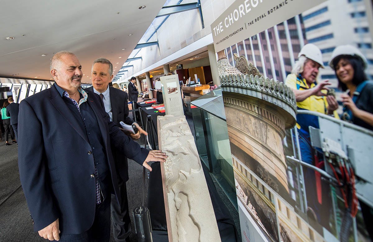 Lysicrates Prize 2016 Greg Gav and Co Founder of Lysicrates Foundation John Azarias