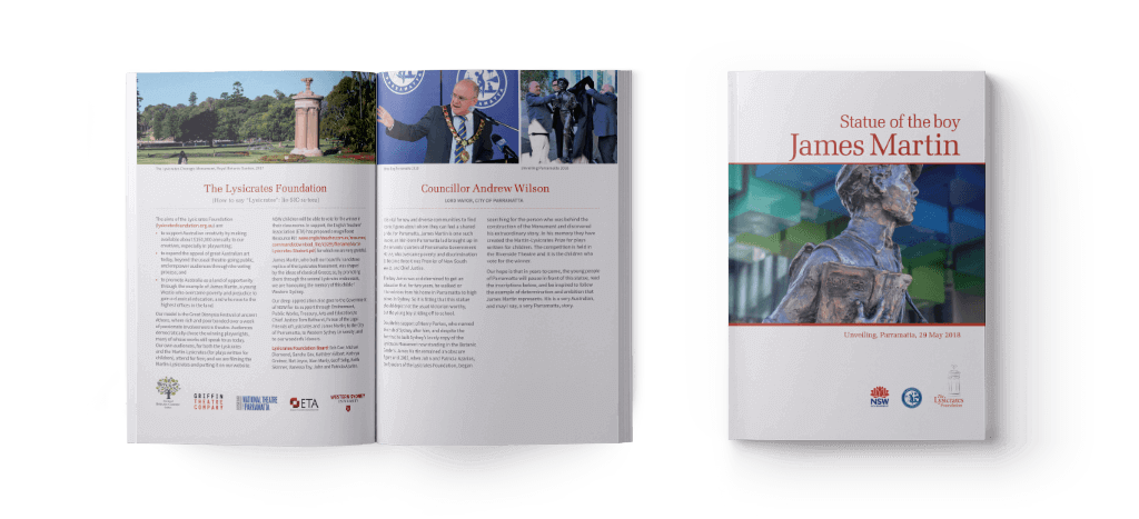 Statue of the boy, James Martin 2018