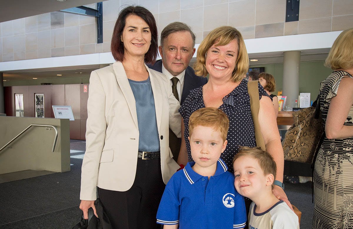 Lysicrates Prize 2016 Anthony Albanese, Carmel Tebbutt and Linda Scott