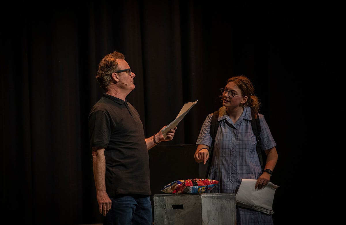 Martin Lysicrates Playwright Prize 2019 Darren Gilshenan, Alexandra Jensen