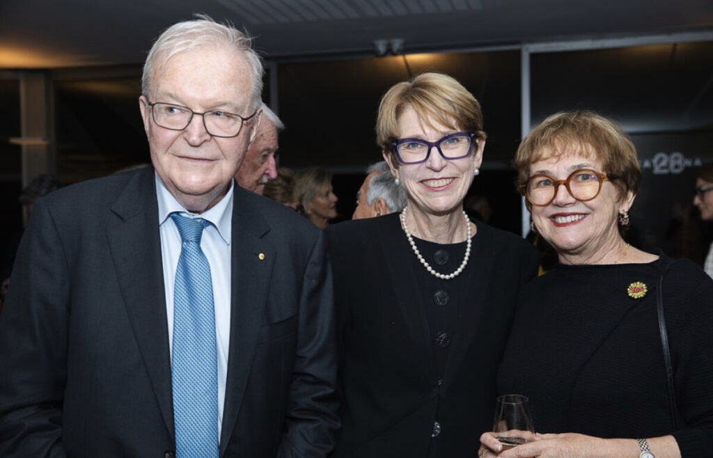 NSW Chief Justice Tom Bathurst (L)