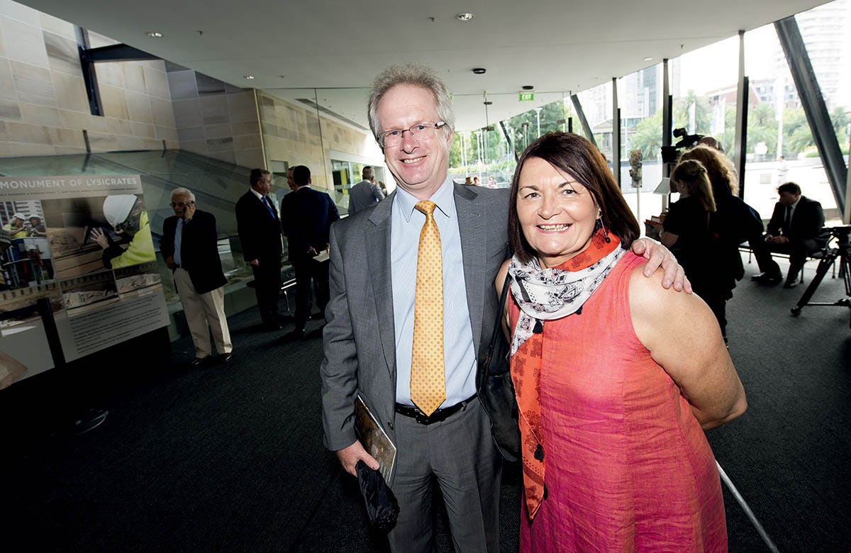 Lysicrates Prize 2016 Australian Financial Review Kevin Chinnery and Jill Chinnery