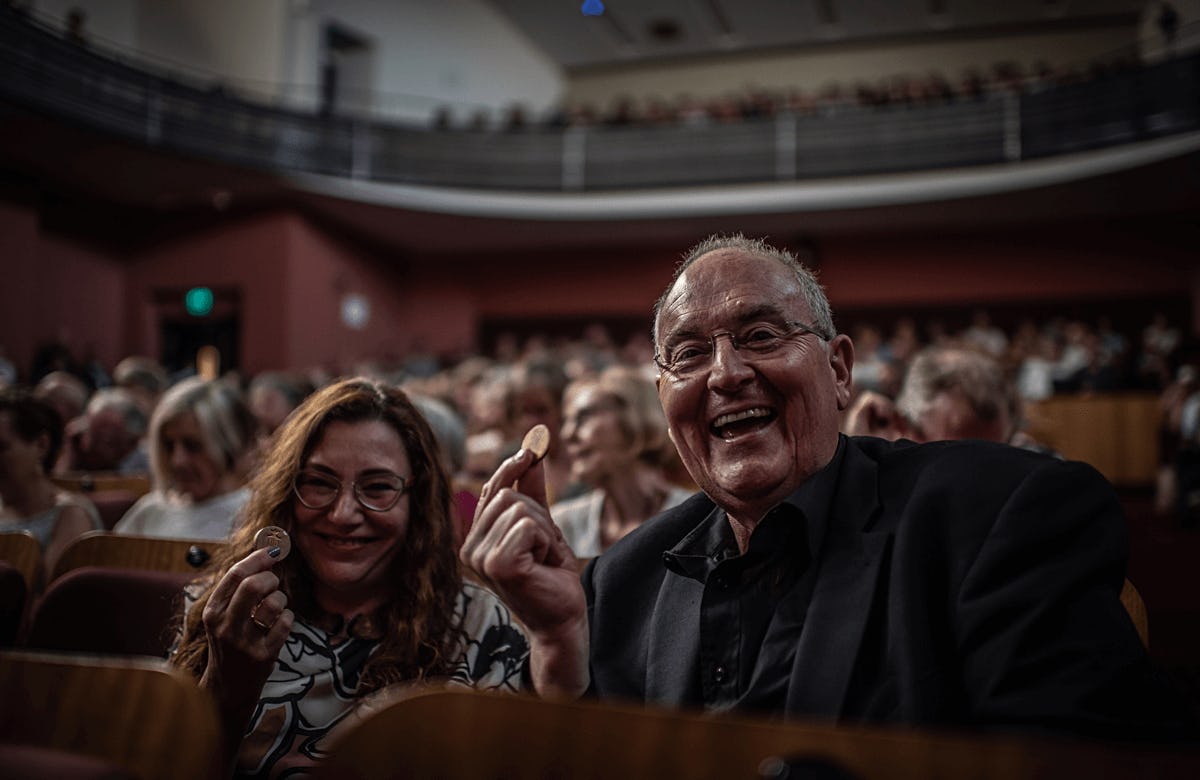 43 Lysicrates playwright prize playwriting play competition 2020 Julia Levintina, Walt Secord