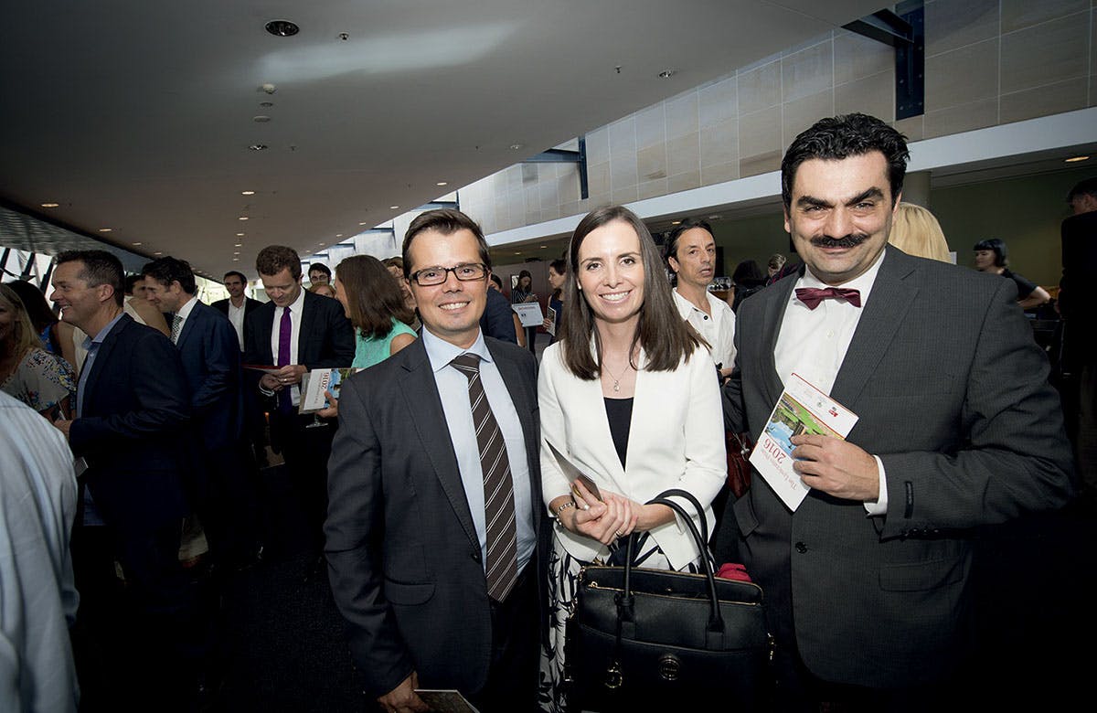 Lysicrates Prize 2016 Courtney Houssos, George Houssos, Dr Stavio Kyrimis