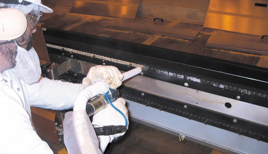 Reinigen onderhouden kettingtransportsystemen