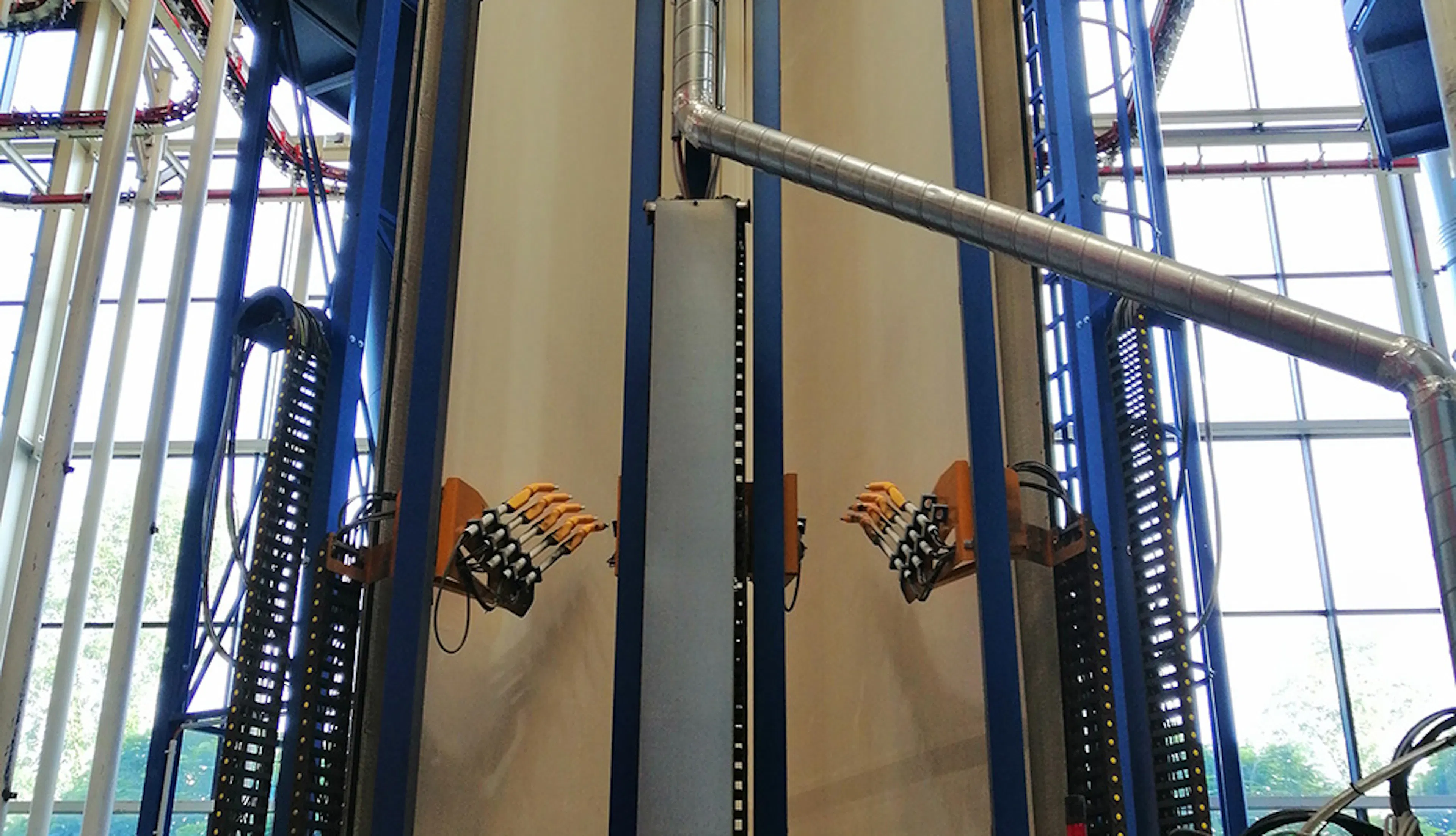 reinigen schilderinstallaties