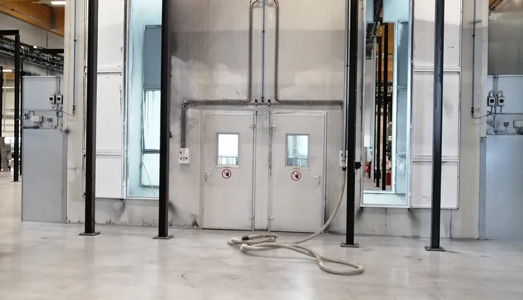 reinigen schilderinstallaties