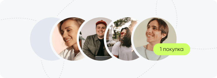 Сегмент новых клиентов с 1 покупкой