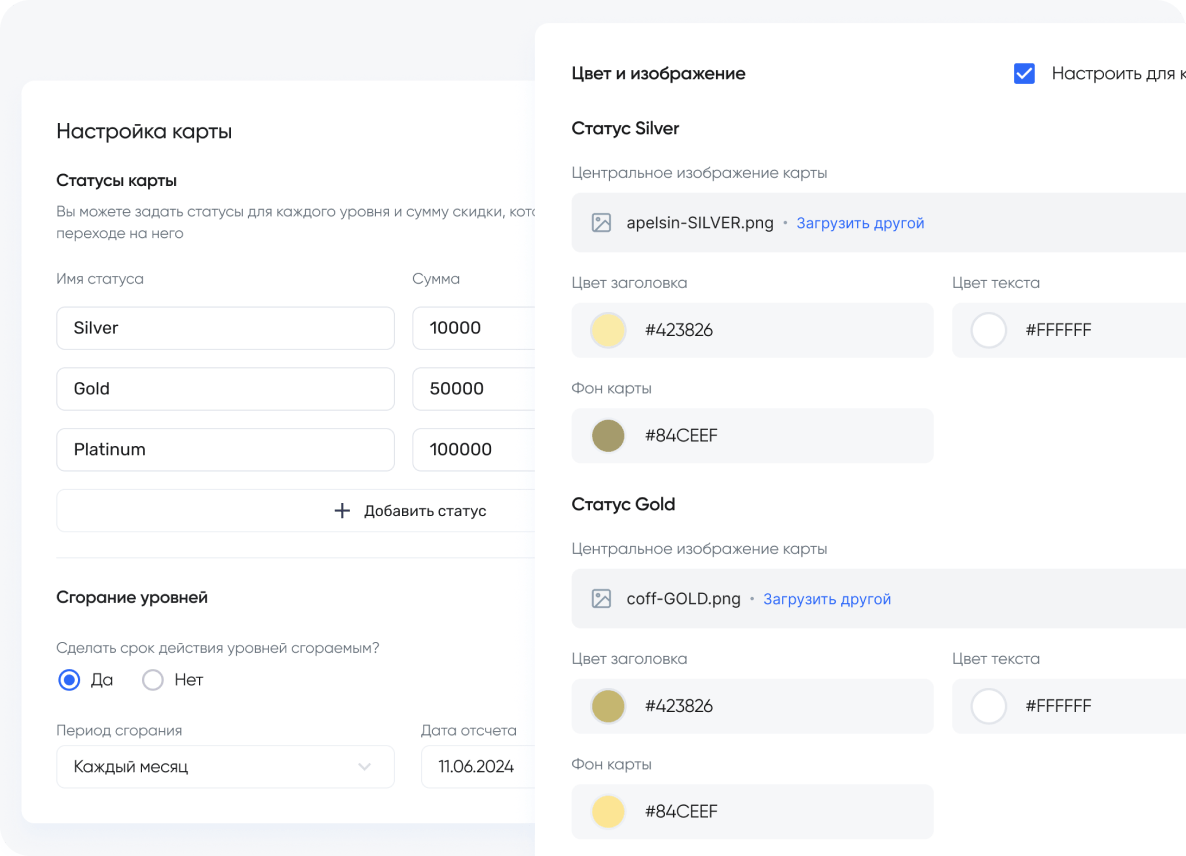 Настройки программы лояльности в СПА и салонах красоты