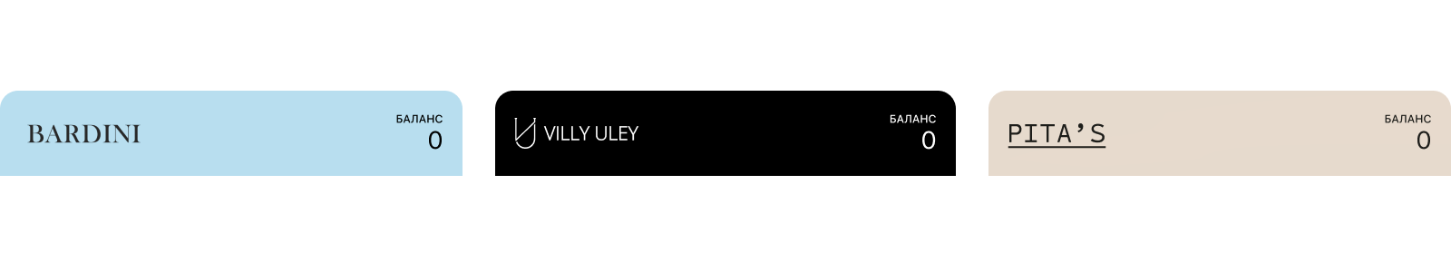 Шапка карты Apple Wallet