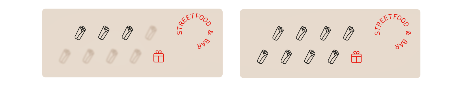 Карта накопления посещений, центральная часть