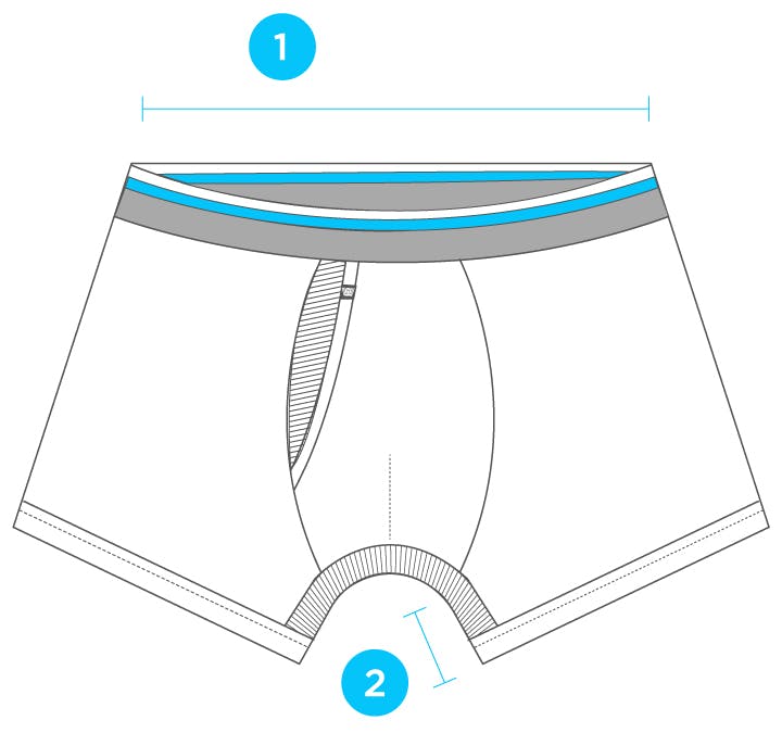 Size Chart - AirMesh Boxers