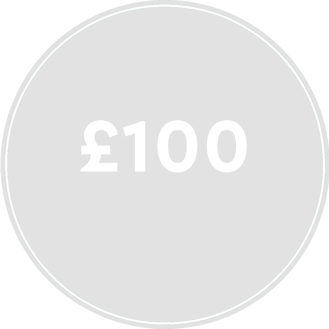 £100 milestone not achieved yet
