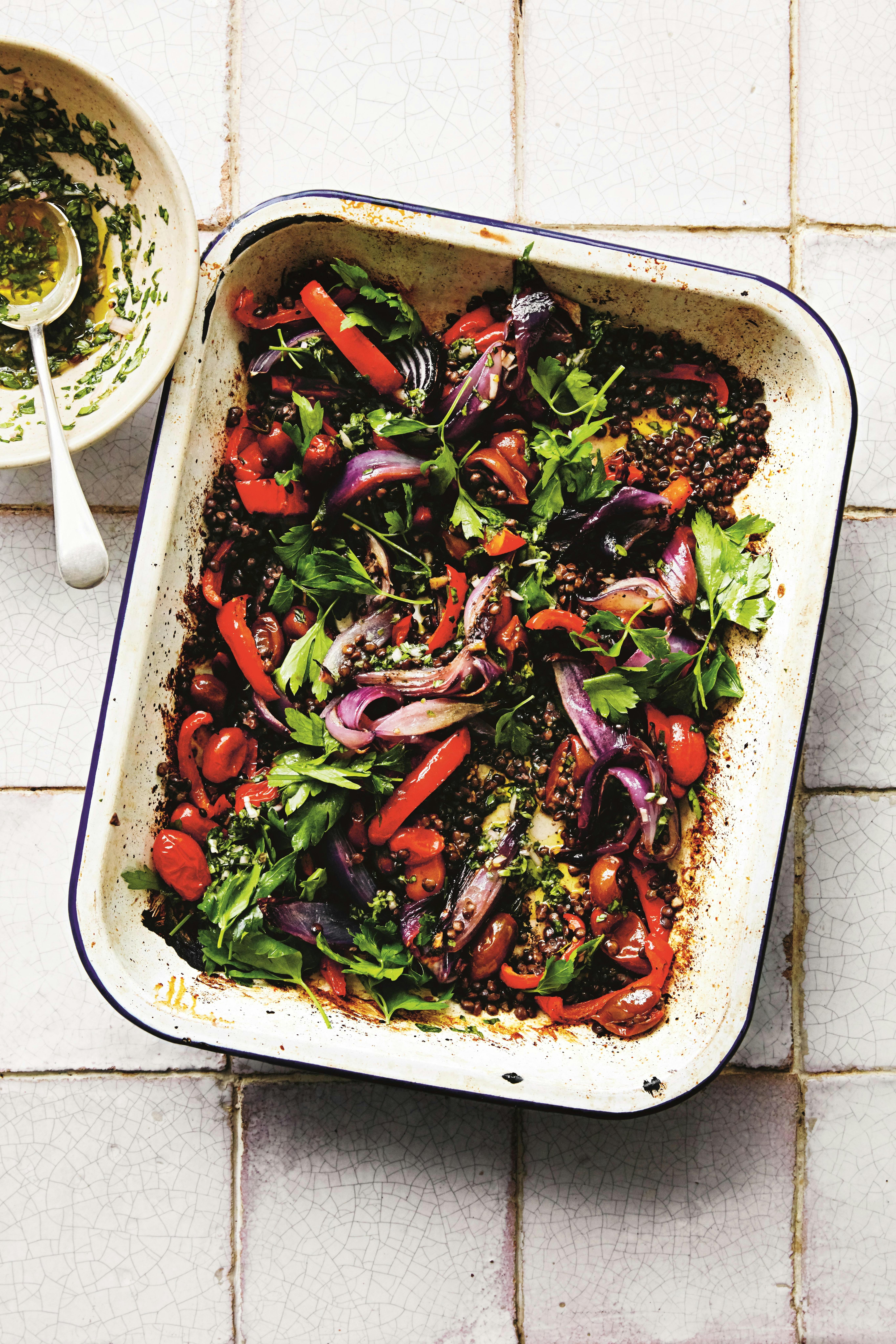 Image of a Puy Lentil Salad in a dish