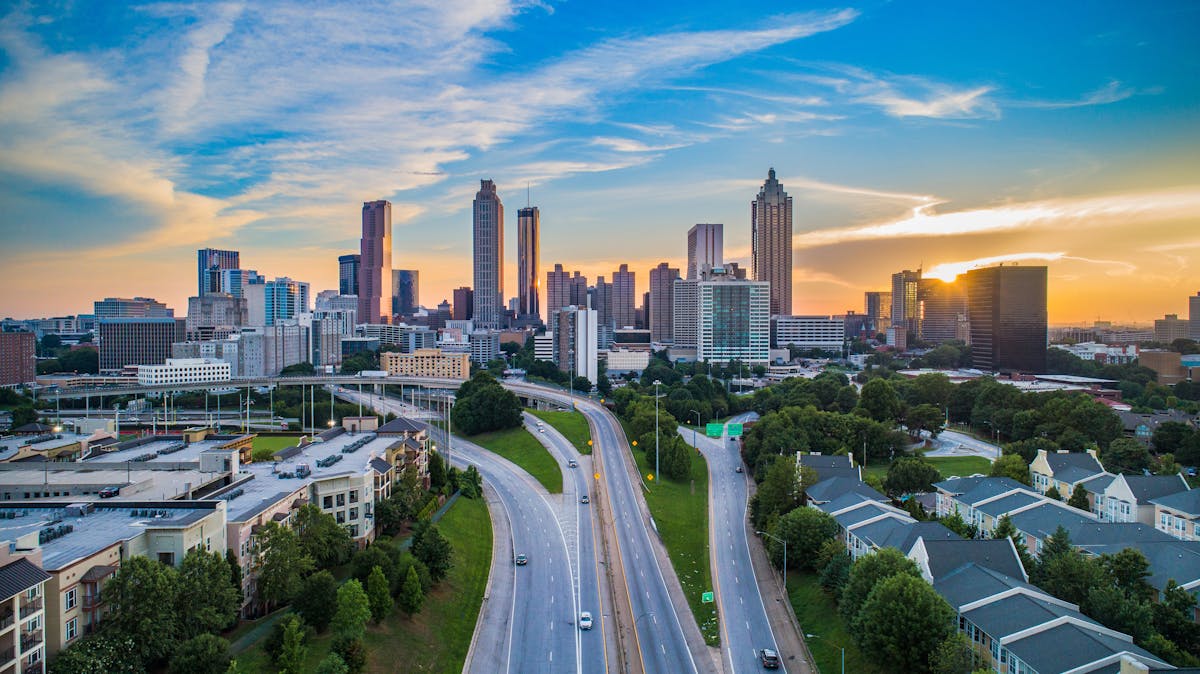 Photo of Down Town Atlanta office buildings