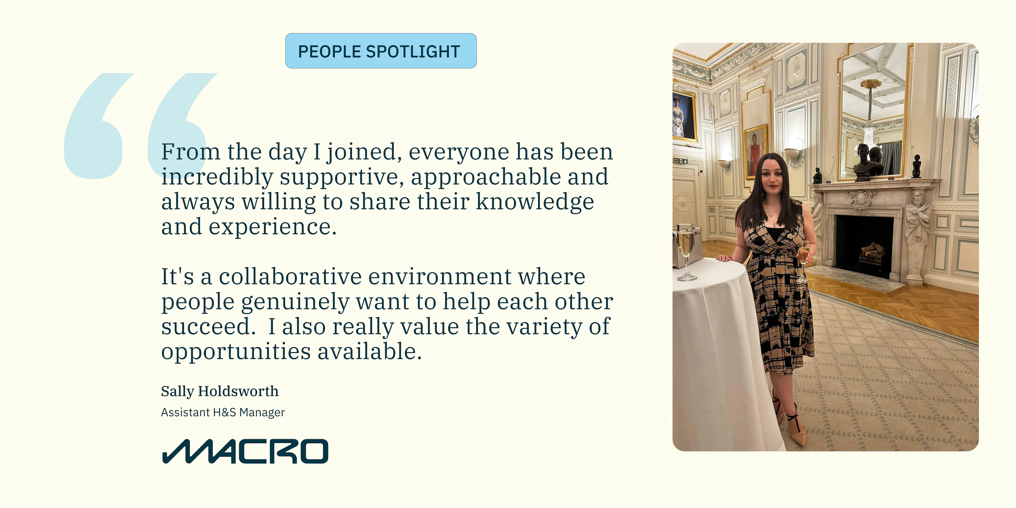 Sally Holdsworth - Assistant Health & Safety Manager