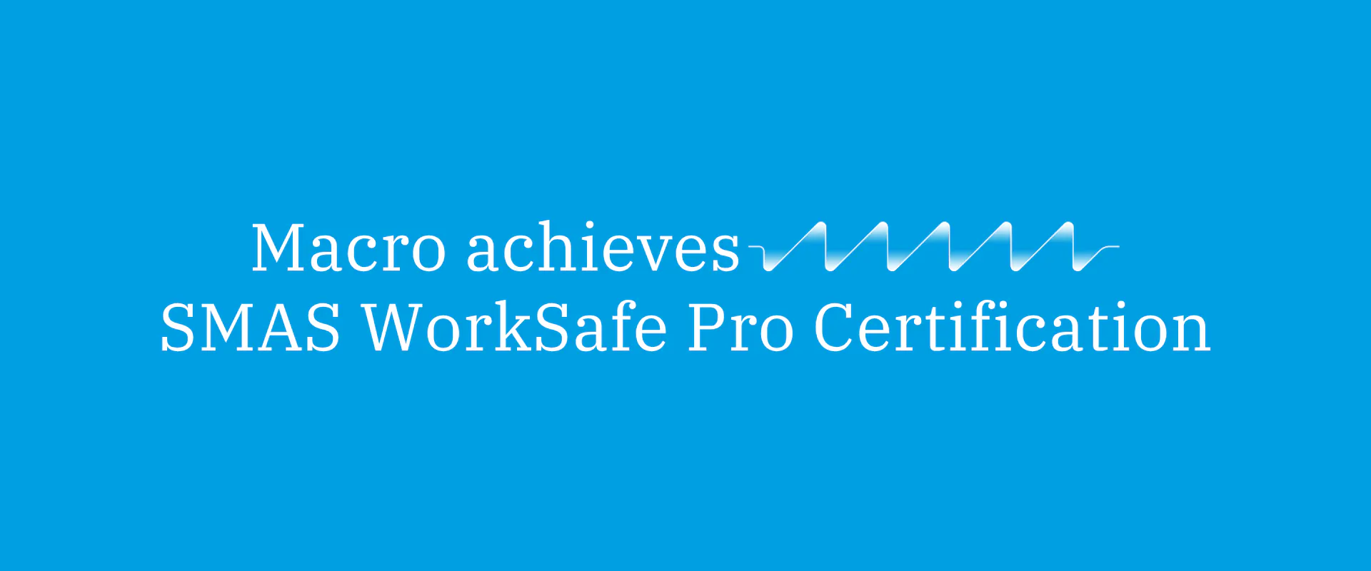 blue banner with white text and white wave graphic