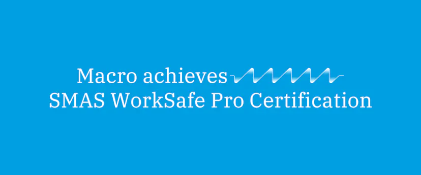 blue banner with white text and white wave graphic