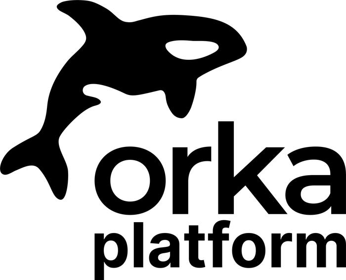 Orka Platform all black logo