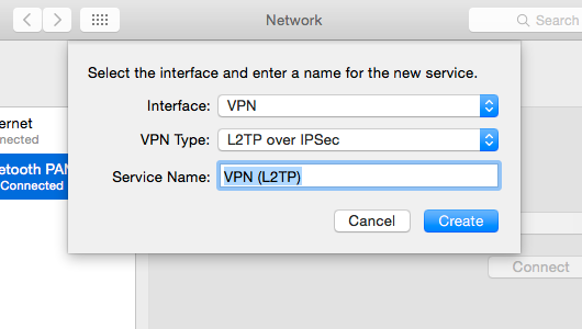 command line vpn server mac