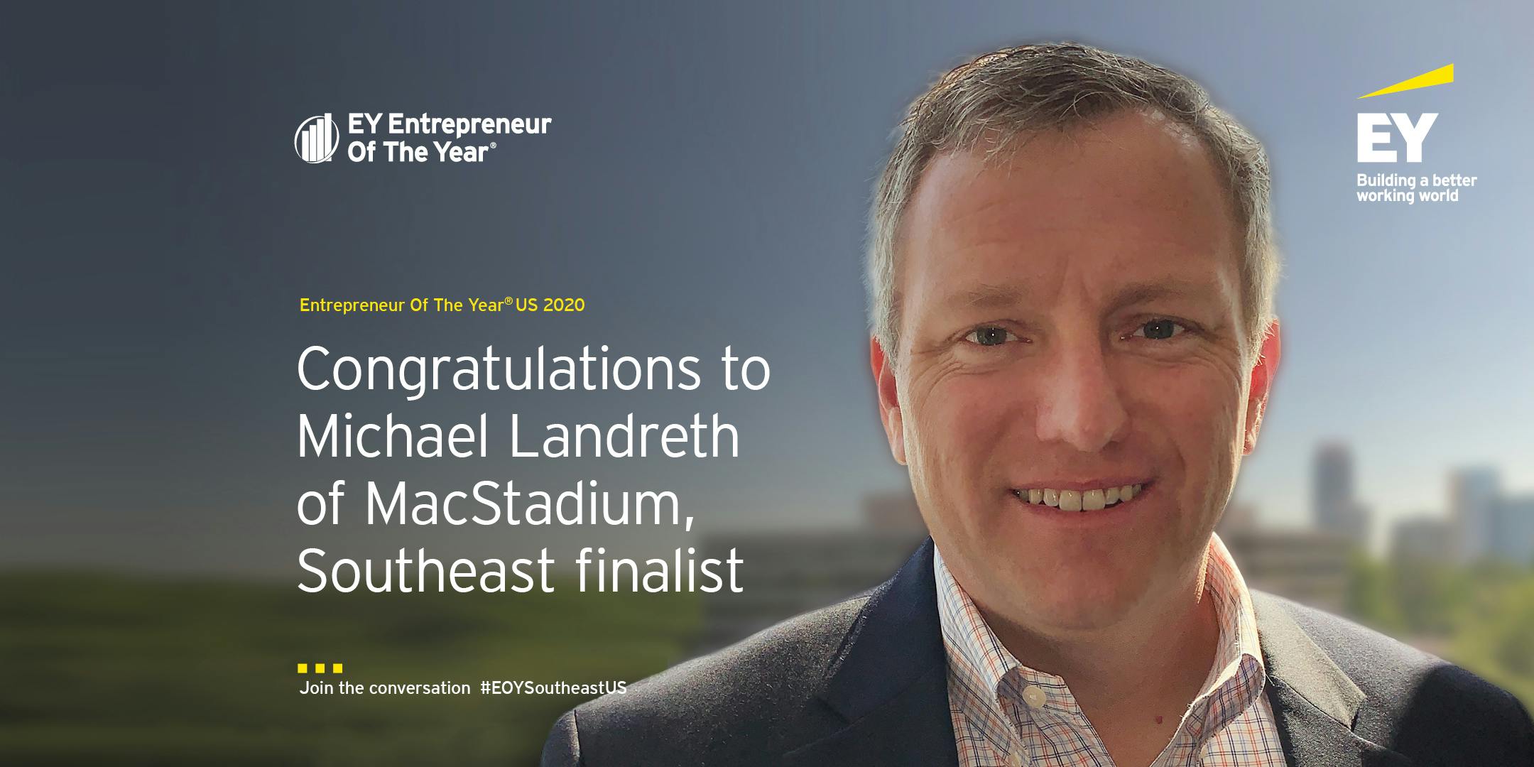 Congratulations to Michal Landreth of MacStadium, Southeast finalist