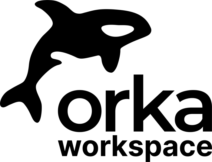 Orka Workspace all black logo