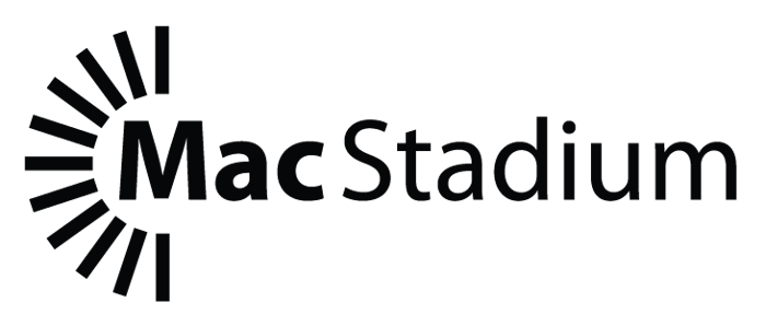 MacStadium logo standard black only