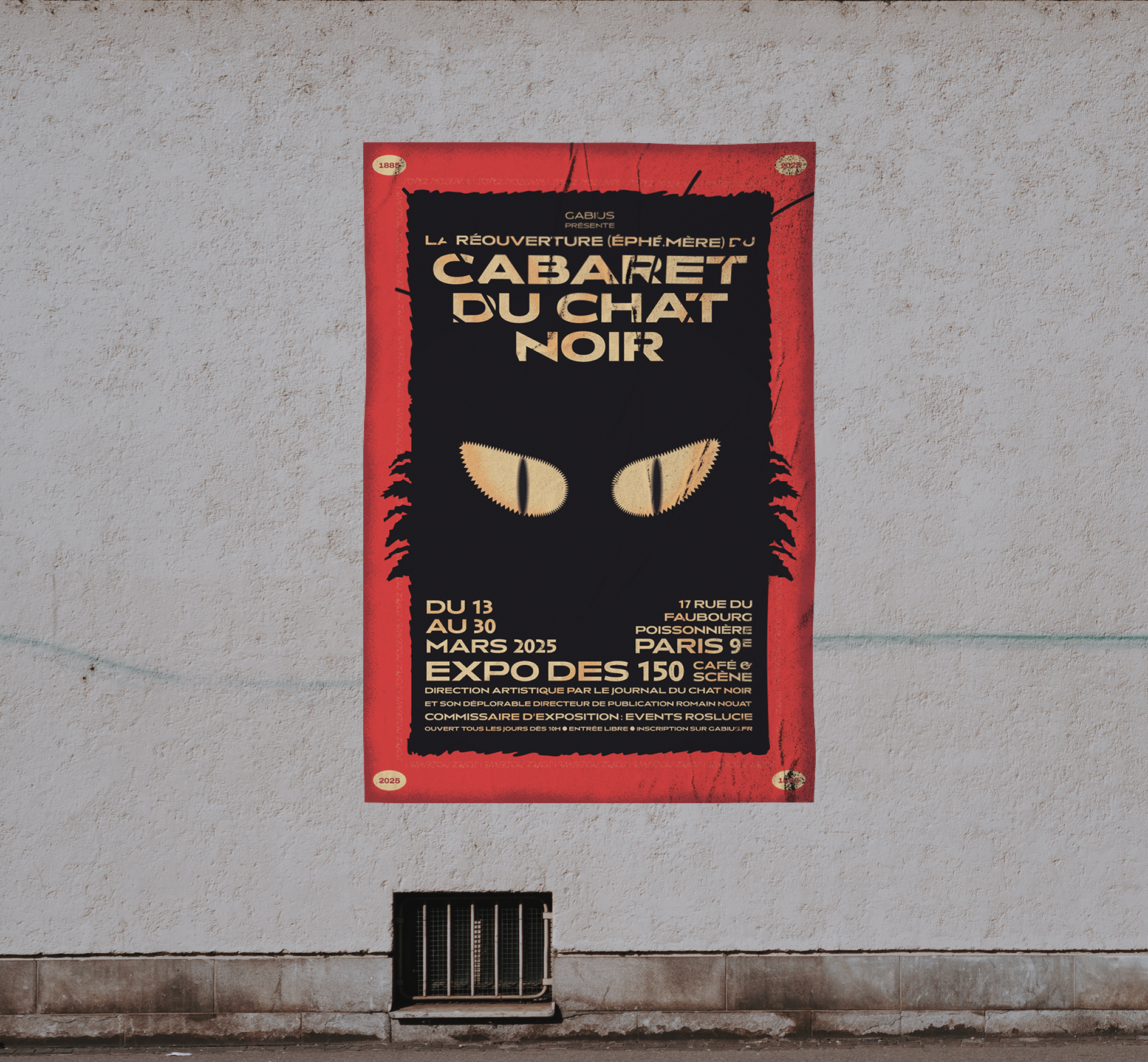 CAEN NOIR AFFICHE