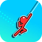 Stickman hook icon