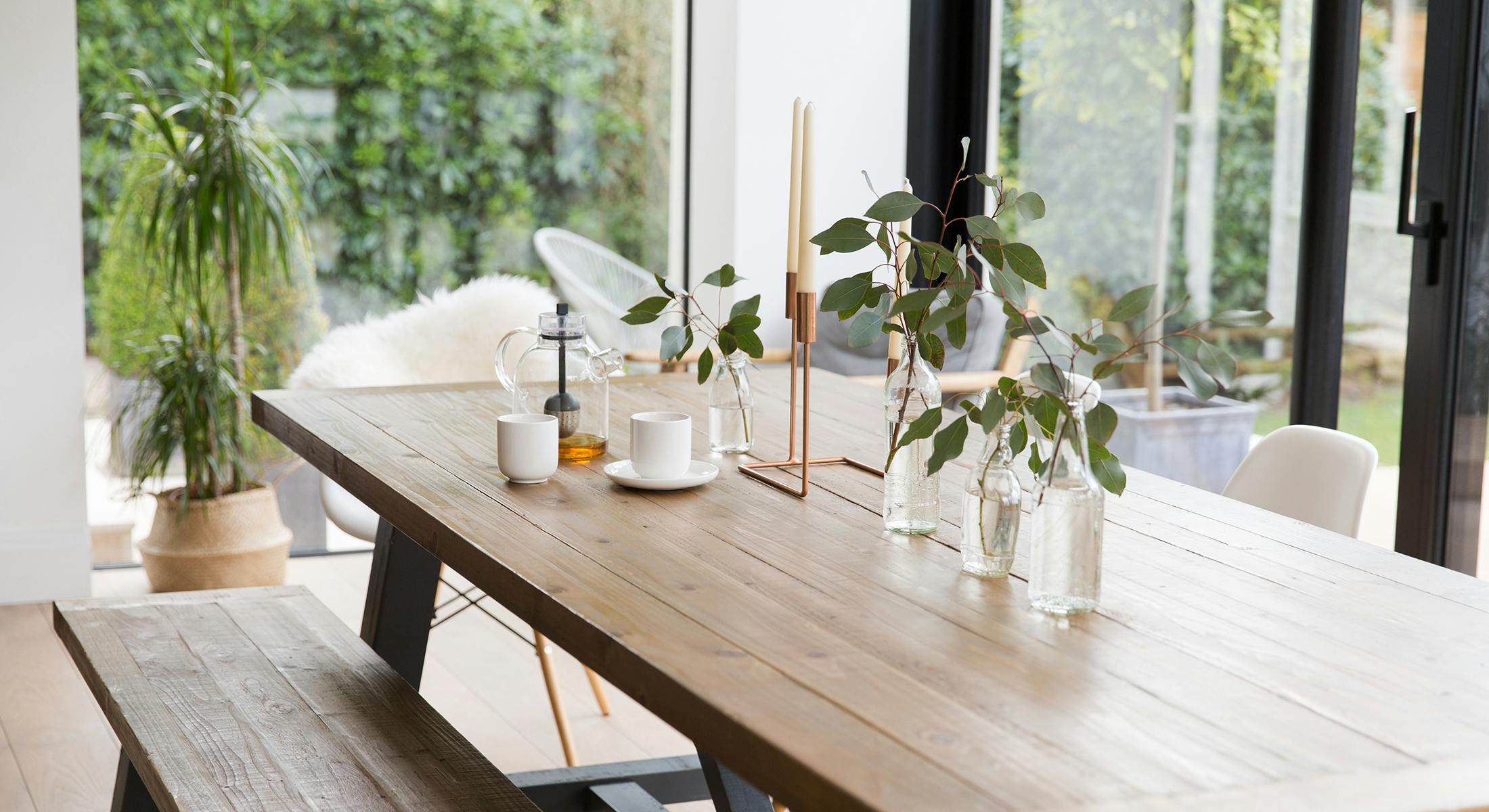 Dining table ideas for every interior decor trend   MADE.com
