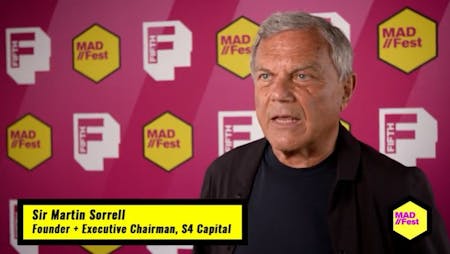 MAD//Fest Moments: Sir Martin Sorrell On Why Now Is The Time For Firms To Double Up, Not Double Down
