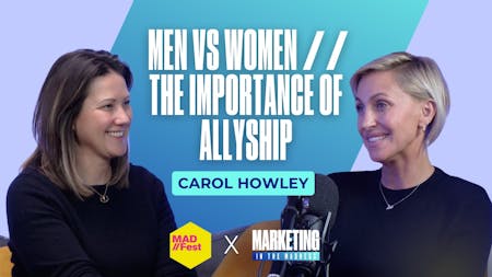 Katie Street welcomes Carol Howley, CMO at Exclaimer, in this week's episode of Marketing In The Madness 
