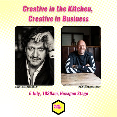 Tom Kerridge and Jay Rayner To Talk Creativity In The Kitchen And In Business
