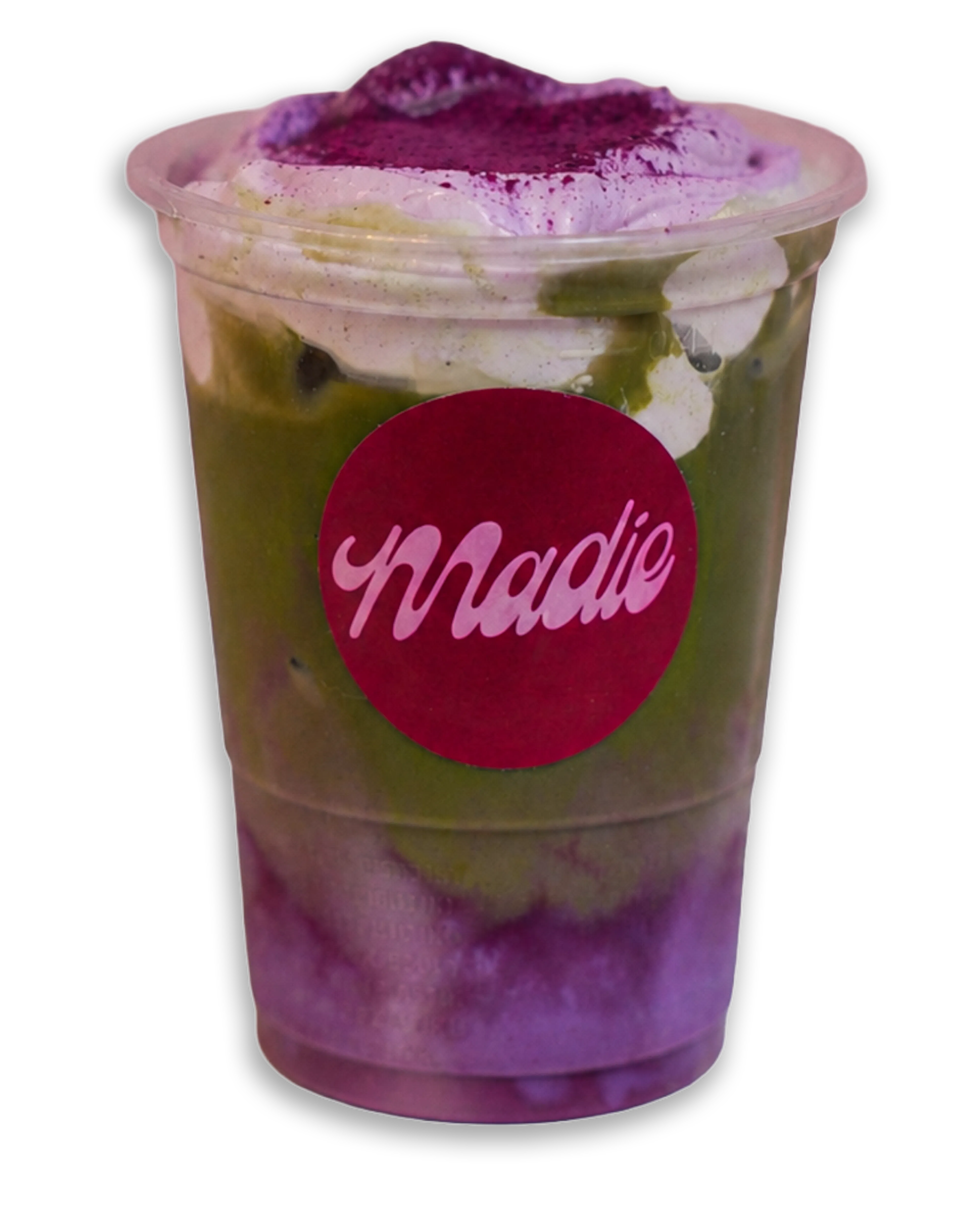 Ube Matcha Latte — Madie