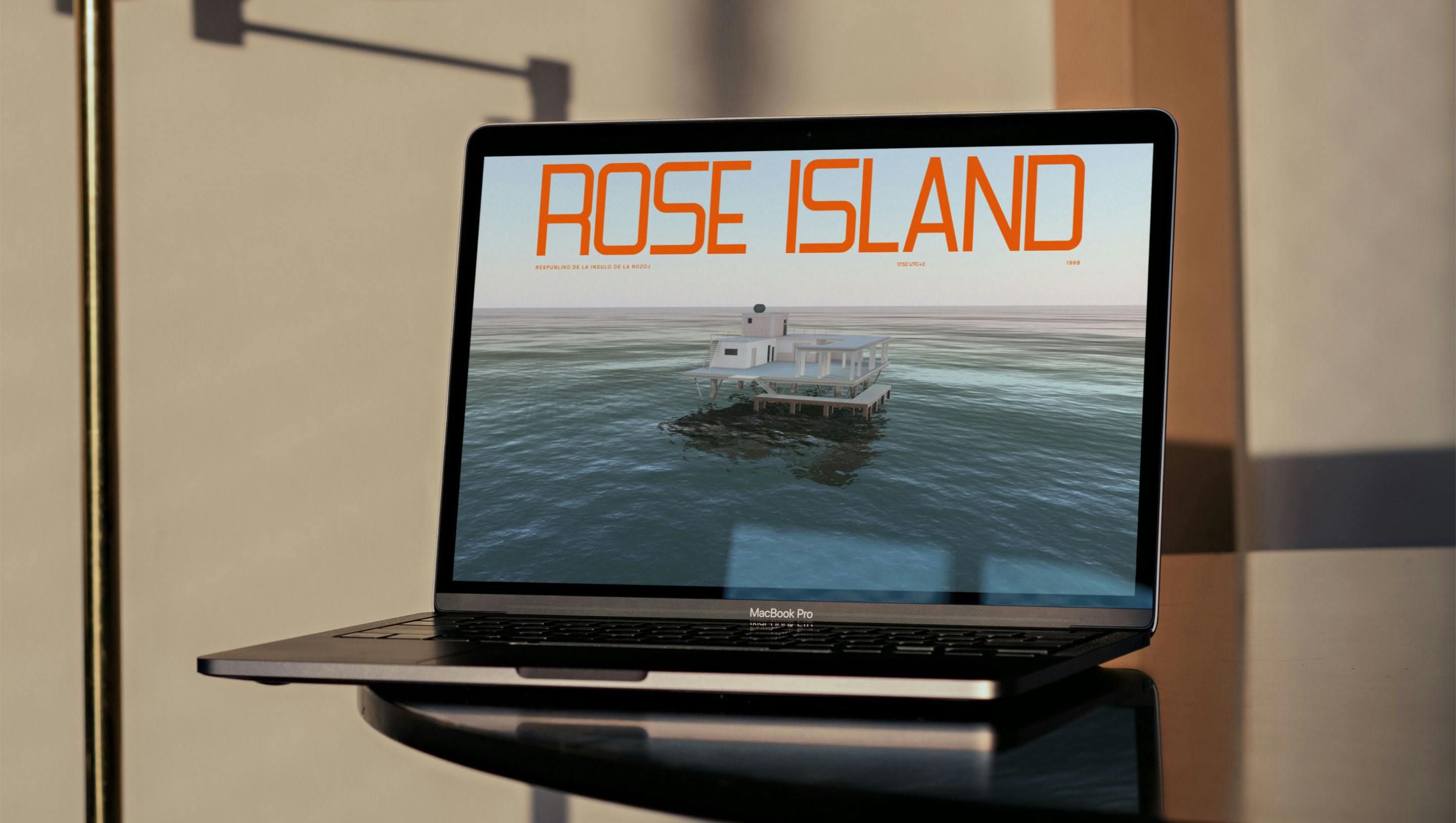 Rose Island website hero