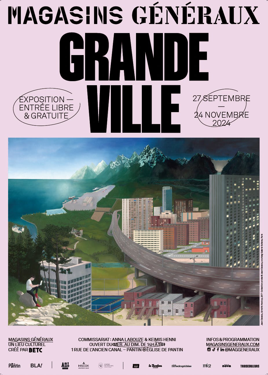 Affiche, Exposition "Grande Ville", Magasins Généraux, Pantin