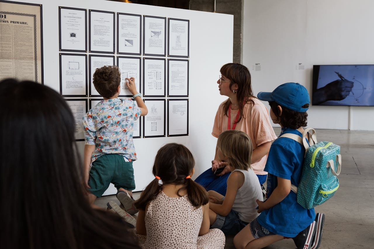 mediation, eveil artistique, expo enfants paris